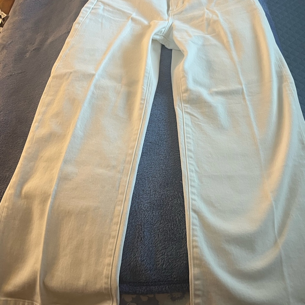 DRIFTWOOD Cream Wide-Leg Trousers